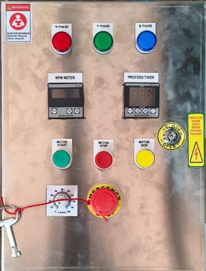 Riddhi control panel for pharmaceuticals applications
